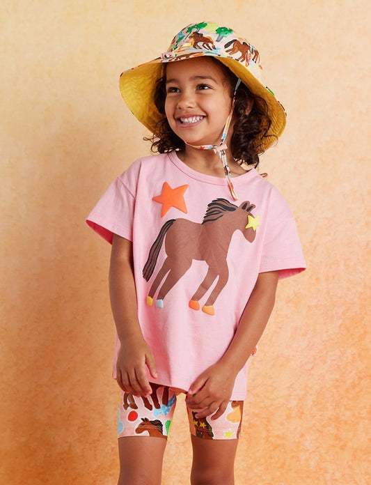Halcyon Nights - Short Sleeve T Shirt / Giddy Up