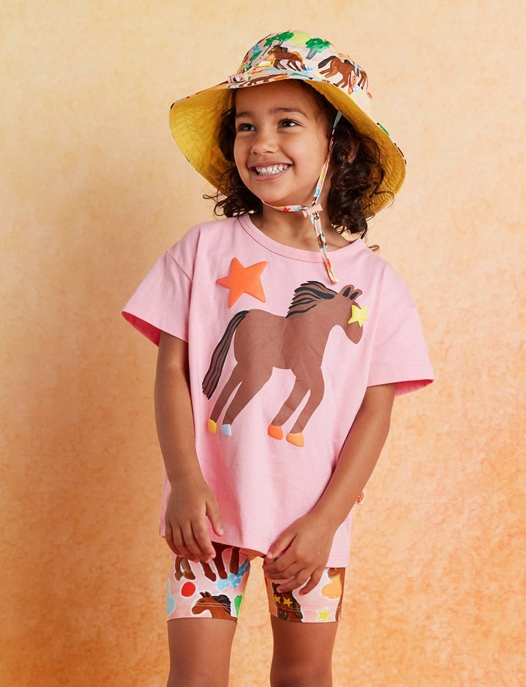 Halcyon Nights - Short Sleeve T Shirt / Giddy Up