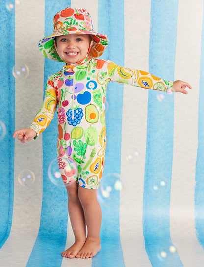 Halcyon Nights - Long Sleeve Rash Suit / Eat The Rainbow
