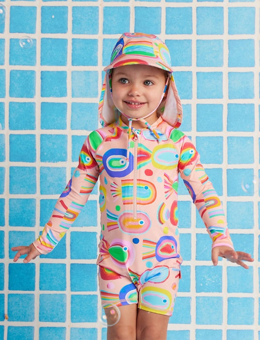 Halcyon Nights - Long Sleeve Rash Suit / Fancy Fins