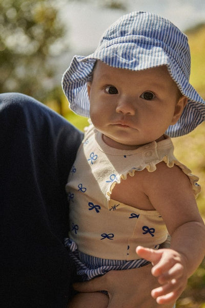 Nature Baby - Sunhat / Blue Stripe
