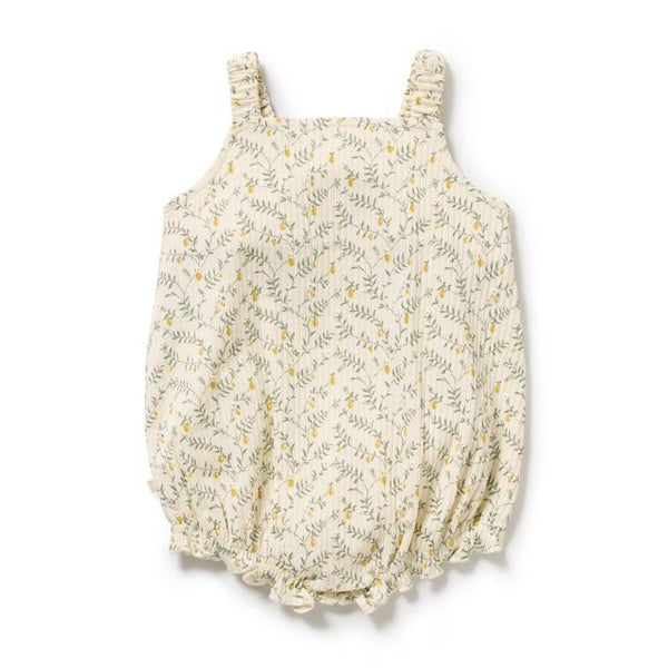 Wilson + Frenchy - Organic Playsuit / Lemon Leaf
