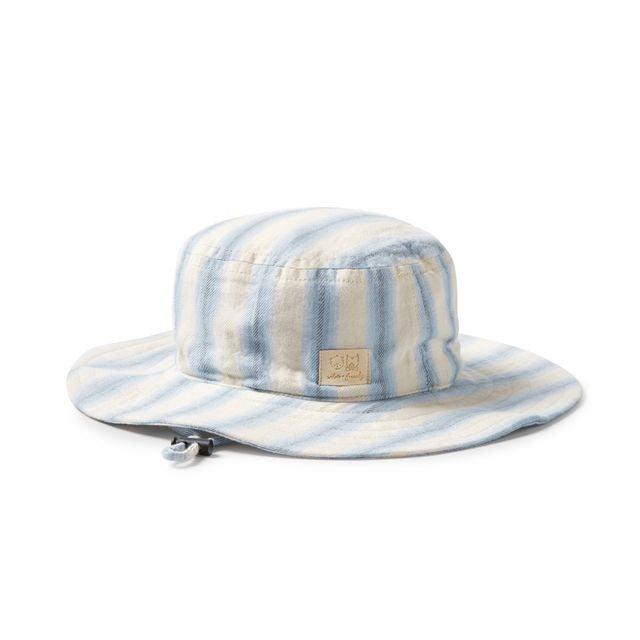 Wilson + Frenchy - Organic Sun Hat / Deep Blue Stripe