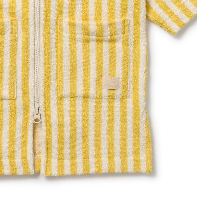 Wilson + Frenchy - Organic Terry Hooded Towel / Honey Wave