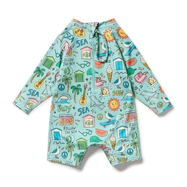 Wilson + Frenchy - One Piece Boyleg Swimsuit / Sun Surf & Sea