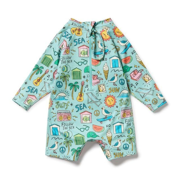 Wilson + Frenchy - One Piece Boyleg Swimsuit / Sun Surf & Sea