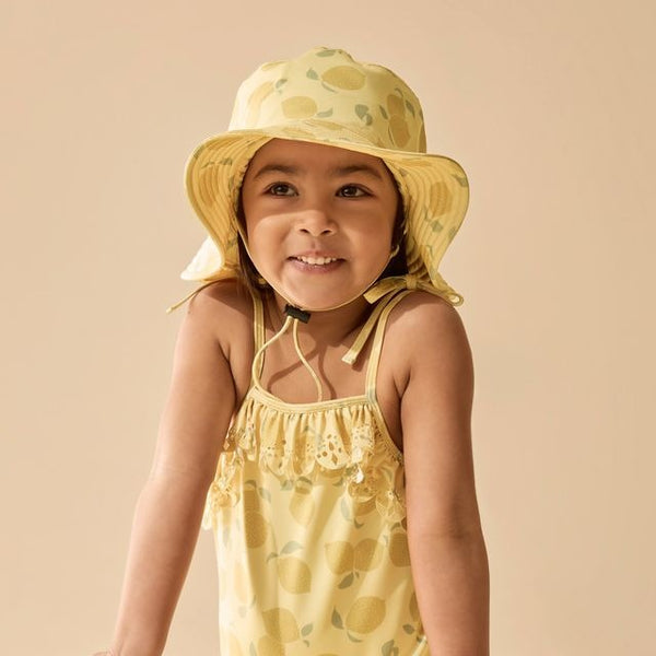 Wilson + Frenchy - Swim Sun Hat / Lemon Drop