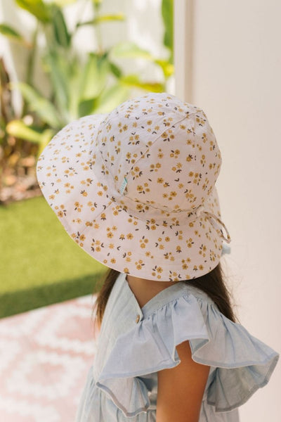 Acorn - Wide Brim Sunhat / Amber Blooms