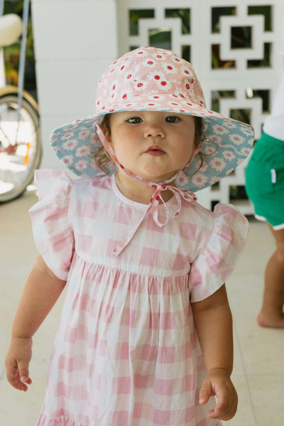 Acorn - Wide Brim Reversible Sunhat / Camellia