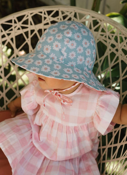 Acorn - Wide Brim Reversible Sunhat / Camellia