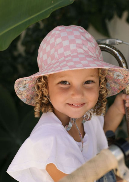 Acorn - Reversible Wide Brim Sunhat / Yasmine
