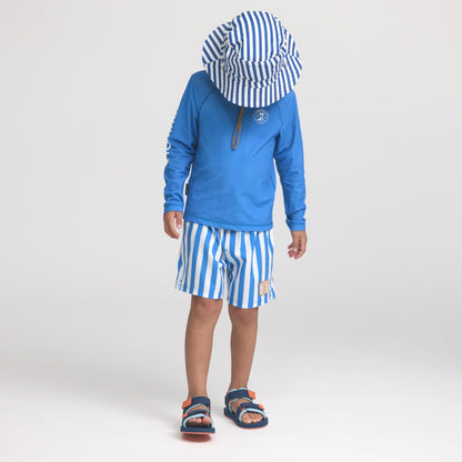Cry Wolf - Board Short / Deep Ocean Stripe