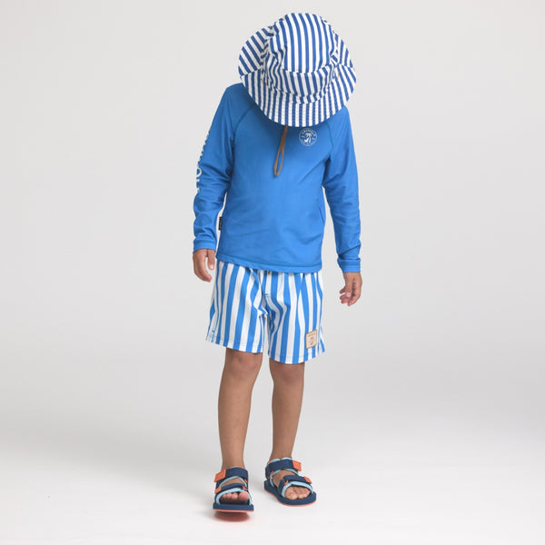 Cry Wolf - Board Short / Deep Ocean Stripe