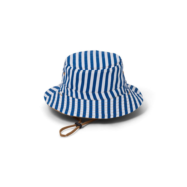 Cry Wolf - Reversible Bucket Hat / Deep Sea Stripe