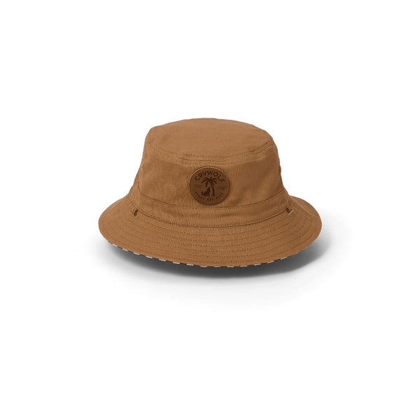 Cry Wolf - Reversible Bucket Hat / Deep Sea Stripe