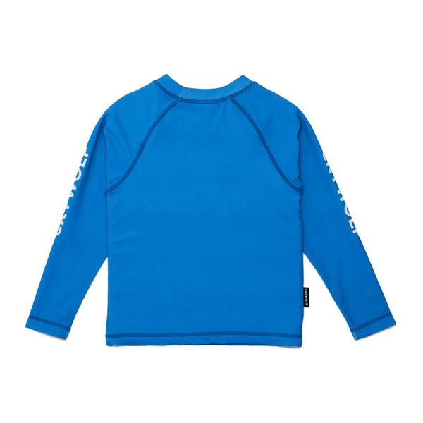 Cry Wolf - Long Sleeve Rash Vest / Deep Sea Blue