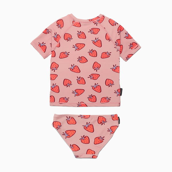 Cry Wolf - Short Sleeve Rash Set / Strawberry Splash