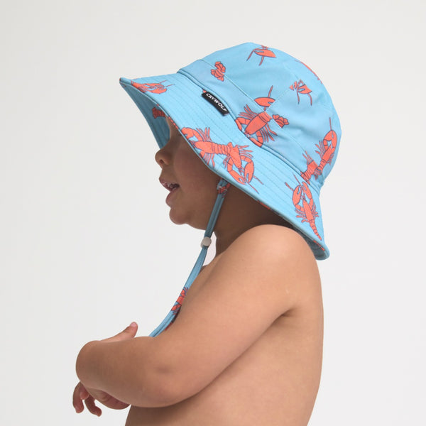 Cry Wolf - Swim Bucket Hat / Little Lobsters