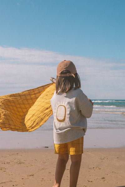 Grown Clothing - Sunshine Tee / Grey Marle