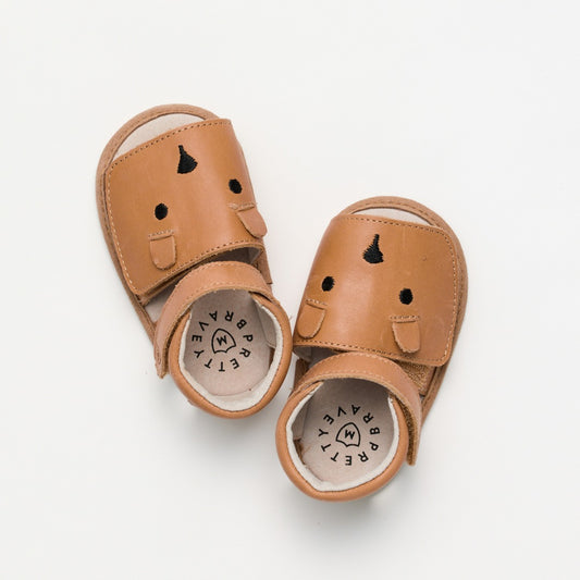 Pretty Brave - Teddy Sandal / Tan