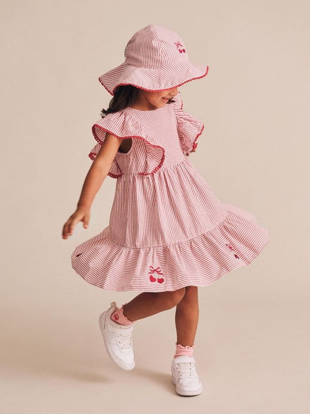 Huxbaby - Cherry Pie Stripe Dress