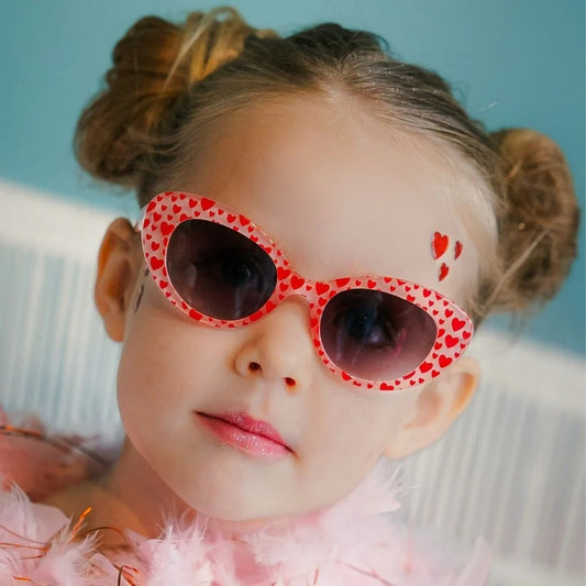 Frankie Ray Sunglasses - Lulu / Red Heart (2-5Y)