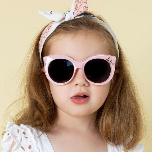 Frankie Ray Sunglasses - Floss Pink with Lashes (3Y+)