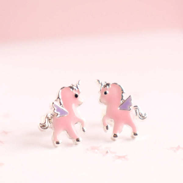 Lauren Hinkley - Pink Unicorn Earrings