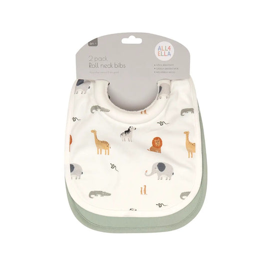 All4Ella - Roll Neck Bib / 2 pack