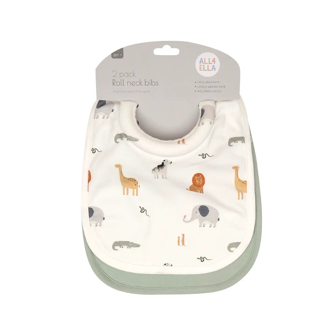 All4Ella - Roll Neck Bib / 2 pack