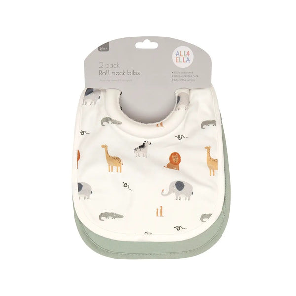 All4Ella - Roll Neck Bib / 2 pack