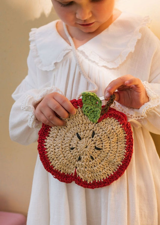 Acorn -  Apple Straw Bag