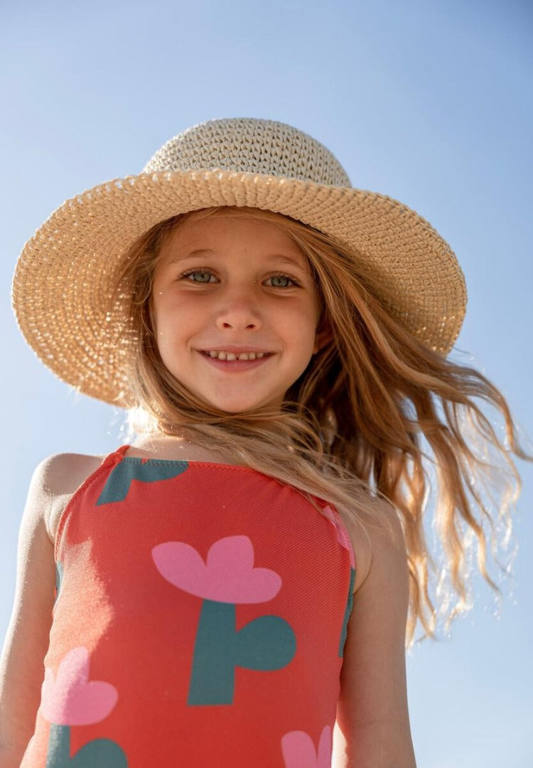 Acorn - Poet Crochet Straw Hat / Sand