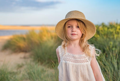 Acorn - Poet Crochet Straw Hat / Sand