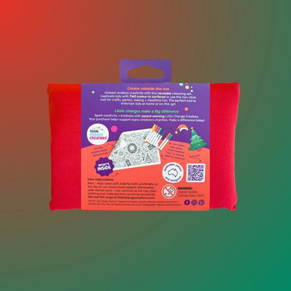 Little Change Creators - Reusable Colouring Activity Set / Celebrate - Christmas Gift