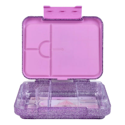 Mum Made Yum - Bento Lunchbox (Large) / Sparkle Purple Fairy Garden