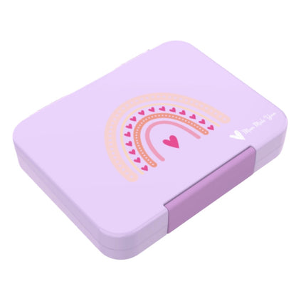 Mum Made Yum - Bento Lunchbox (Large) / Violet Rainbow Love
