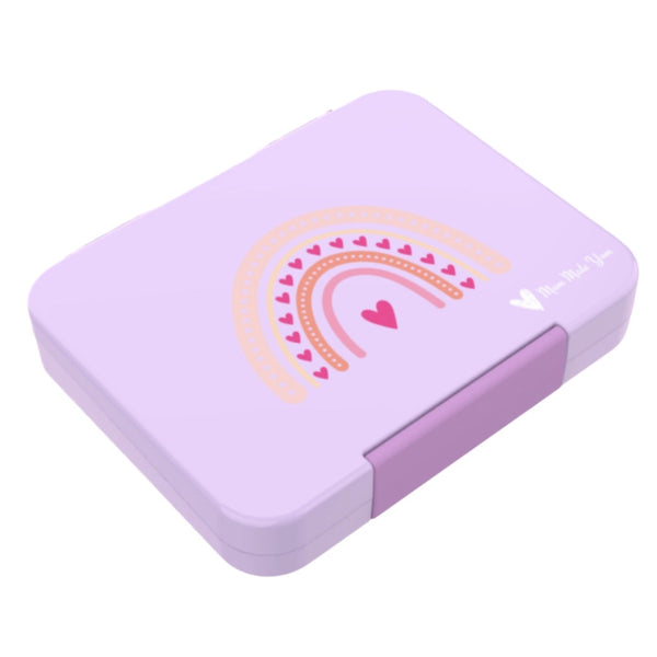 Mum Made Yum - Bento Lunchbox (Large) / Violet Rainbow Love