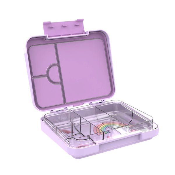 Mum Made Yum - Bento Lunchbox (Large) / Violet Rainbow Love