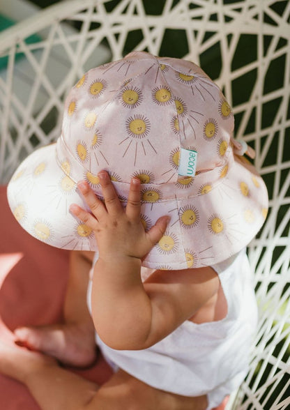 Acorn - Stretch Cotton Wide Brim Sunhat / Sunshine