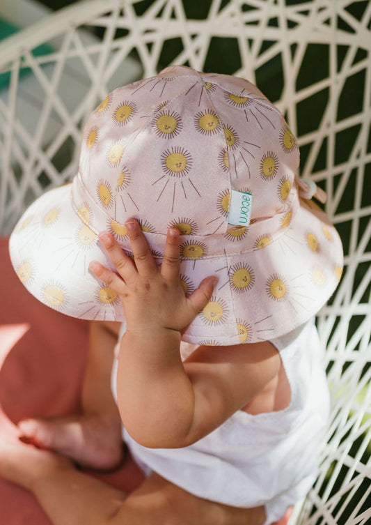Acorn - Stretch Cotton Wide Brim Sunhat / Sunshine