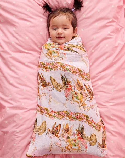 Kip & Co - Bamboo Swaddle x Fairyland Fairy Friends Forever