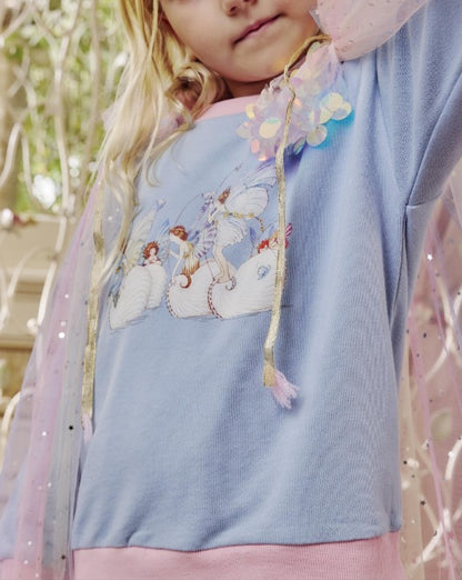 Kip & Co - Organic Cotton Sweater / Fairyland Lake Sailing