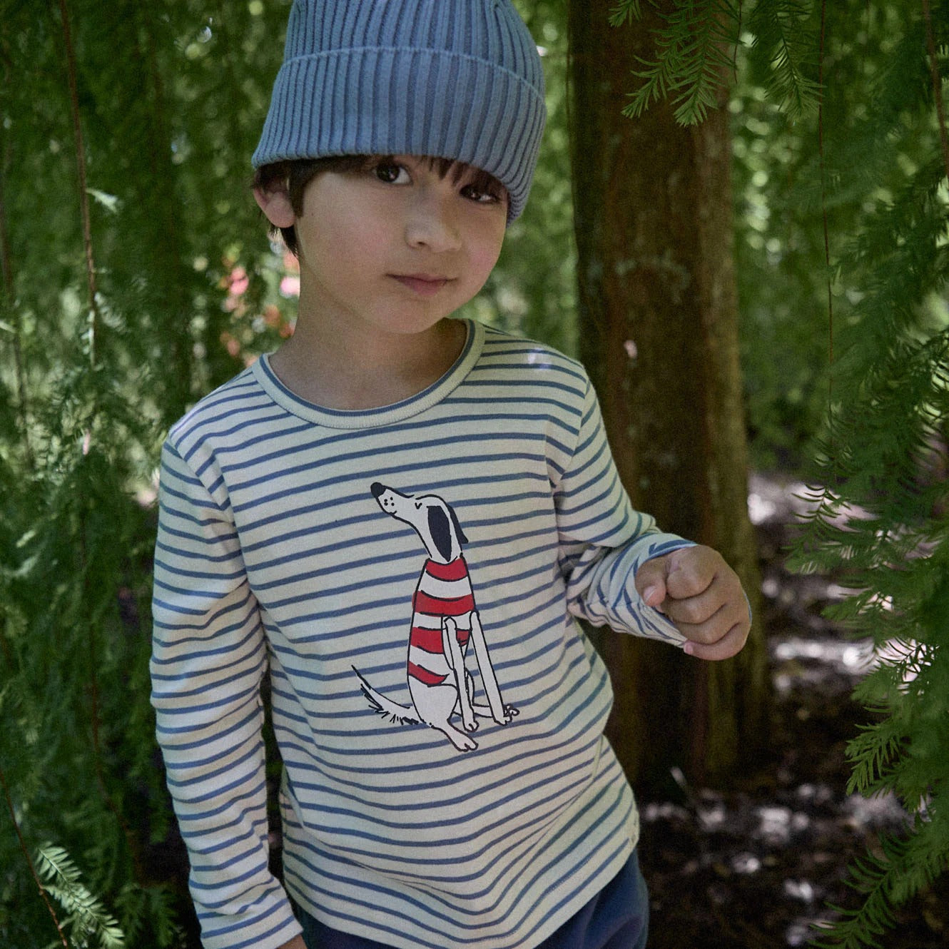 Nature Baby - Forest Beanie / Dusky Blue