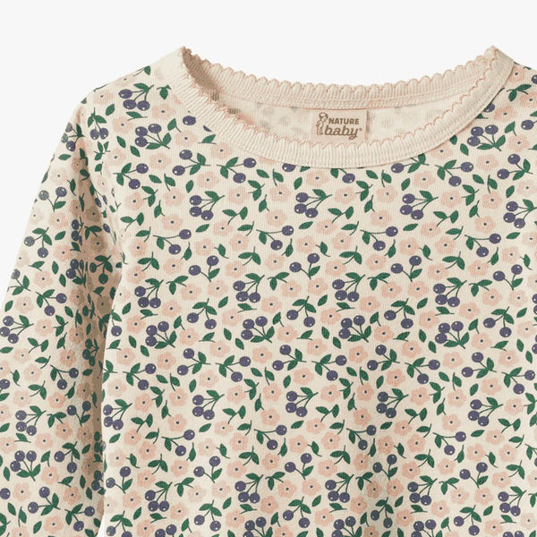 Nature Baby - Long Sleeve Cloud Tee / Briarwood Print