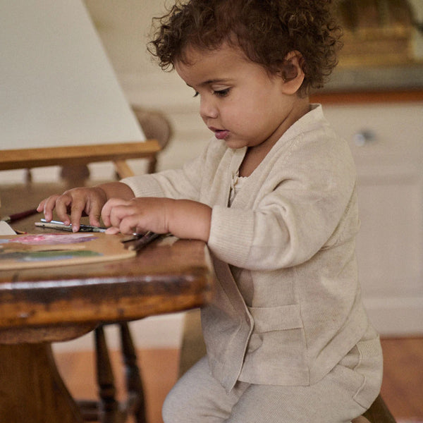 Nature Baby - Cecil Cardigan / Oatmeal Marl