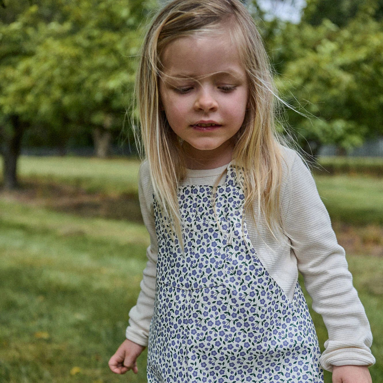 Nature Baby - Splash Overalls / Briarwood Heron Print