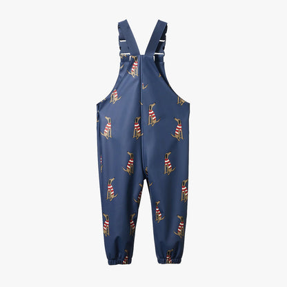 Nature Baby - Splash Overalls / Best Friend Indigo Print