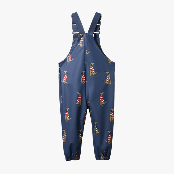 Nature Baby - Splash Overalls / Best Friend Indigo Print