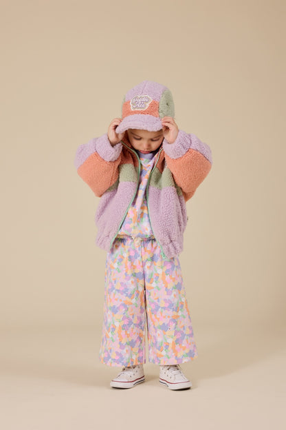 Goldie & Ace - Blair Sherpa Cap / Liac-Peach-Mint